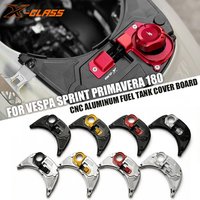 X-CLASS CNC Aluminum Fuel Tank Cover Board Under Seat Gas Cap Scooter Modification Accessories for Vespa Sprint Primavera 180