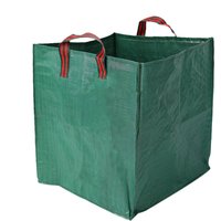 Garden Trash Bag Square Heavy Duty Garden Garbage Bag PP Woven Bag 125/270L Reusable Large Street Lawn Pool Leaf Waste Bag