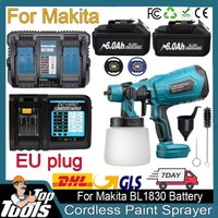 Bezprzewodowy elektryczny pistolet do malowania 1000 ml, zamiennik pistoletu do malowania na baterię Makita 18V, bezprzewodowy pistolet do malowania na baterię Makita BL1830