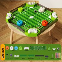 4-Player Remote Control Table Soccer Machine Retro Toy Competitive Game Parent-Child Interactive Toy for Family Gatherings