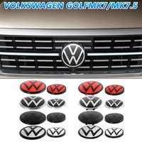 Car Styling Auto Front Radiateor Rear Trunk Lid Emblem Replacement For Volkswagen 2014-2017 MK7 2018-2020 MK7.5 LOGO Accessories