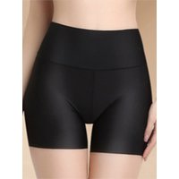 AliExpress NONE Ready Stocked Safety Pants High Waist Women's Shorts Under The Skirt Ice Silk Seamless Panties Breathable Boxer Briefs Cycling