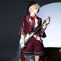 ~Heir~Ouji Lolita Shorts Set Military Prince Lolita Coat and Blouse by Letters from Unknown Star