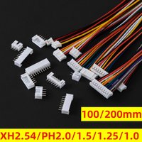 5Sets JST XH2.54 XH ZH PH2.0 1.25mm 1.5mm 2.0mm 2.54mm Wire cable Connector 2 3 4 5 6 7 8 9 10PIN male and female plug Socket