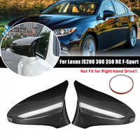 For LEXUS IS ES GS LS CT RC F-Sport 2014-2020 LHD Car Sticker Rearview Side Mirror Cover Wing Cap Exterior Case Trim Vehicle
