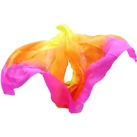 Belly Dance Silk Veil 100% Real Silk Belly Dance Accessory Hand Scarf Shawls Belly Dancer Performance Prop Can Be Customized