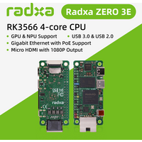 Radxa ZERO 3E RK3566 4-rdzeniowy procesor SBC, GPU, NPU, HDMI z wyjściem 1080P i Gigabit Ethernet, komputer jednopłytkowy