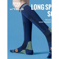 AliExpress WRELS Sport Compression Socks Shock-Absorbing Anti-Slip Varicose Veins Socks Absorb Moisture Sweat Running Cycling Travel Socks
