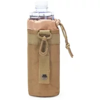 AliExpress NONE Hunting Water Bottle Pouch Outdoor Molle Kettle Pouch Holder Camping Hiking Cycling Bottle Bag Drawstring Multifunction Bottle