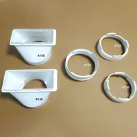 1 Pcs Exhaust Duct Interface Air Conditioner Hose Tube Connector Exhaust Duct Interface For Portable Air Conditioner Accessories