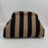 Woven Crochet Handbags for Women Summer Beach Clutch Bag Purses Knitting Dumpling Clutch Ruched Cute Cloud Casual Colorblock Bag