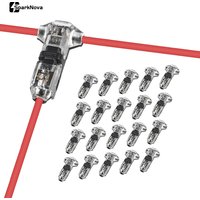 10/20PCS T Tap Wire Connectors Quick Solderless No Stripping Low Voltage 1 Pin Electrical Connector Terminals for Auto Car