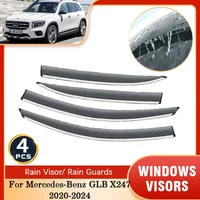 For Mercedes-Benz GLB X247 180 250 200 2020 2021 2022 2023 2024 Rain Window Visor Deflector Vent Awning Guards Cover Accessories