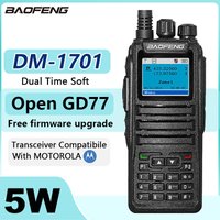 Baofeng DMR DM 1701 Digital Walkie Talkie Dual Mode Analog Two Way Radio Open GD77 Dual Time Slot Tier 1+2 Ham Radio Long Range