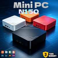 Lekki Mini PC 2026 Intel Core N150, 16GB RAM, 512GB-2TB SSD, WiFi6, BT5.2, płynny komputer do gier z obsługą 4K.