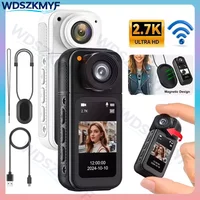 2026 new WiFi 2.7K Mini Thumb Came 180° Rotatable Motorcycle Bike Sport Cam Portable Magnetic Chest Bodycam for Vlog Cycling
