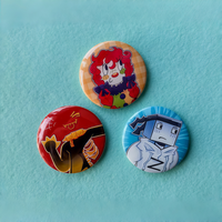 Step into the mystery with this exclusive 58mm ARe Gect Za boo boo3 ARG Pin Set! Perfect for hardcore fans and collectors