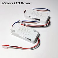 Driver LED 3 couleurs 40-60W×2/60-80W×2 pour bande LED à courant constant, entrée d'alimentation AC165-265V 220mA, transformateurs d'éclairage