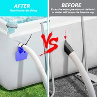 1-5Pcs Swimming Pool Pipe Fixing Holder Mount Supports Bracket Easy For Intex Above Ground Pool with Diameters Between 30-38mm