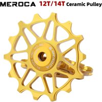 12 14T Road Bike Ceramic Bearing Pulley 8V 9V 10V 11v Rear Derailleur Guide Wheel for Sram Shimano Mountain Bike Derailleur