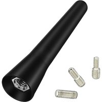 Car Aerial Short Vehicle Radio Antenna Small Universal with M4 M5 M6 Threaded Adapter AM/FM Aerial Mast Roof Accessories