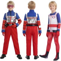 Kids Henry Cosplay Costume Cartoon Henry Cosplay Danger Boys Vest Pants Belt Outfits Halloween Carnival Suit