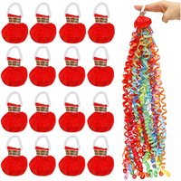 Throw Streamers Hand Throw Confetti Poppers 10Pcs Hand Throwing Streamers Confetti Popper Throwers No Mess Magic Paper Crackers