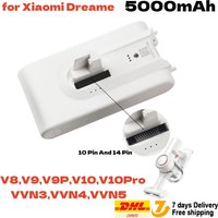 (5000mAh)Replacement Vacuum Cleaner -Spare Battery for Xiaomi Dreame V8,V9,V10,V10Pro,VVN3,VVN4,VVN5,XR Lithium Ion Battery