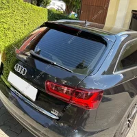 For Audi A6 C7 Travel Edition Allroad 2012-2018 Car Rear Window Side Spoiler Splitter Rear Canard Accesorios Para Vehículos
