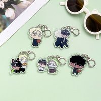 5PCS Anime BL Manwha Anastasia Acrylic Keychain Accessories Cartoon Creative Bag Charm Cute Key Holder Backpack Pandent Keyring