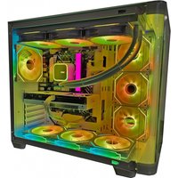 Gaming-PC mit Core i9 E5-2650 CPU, GTX 1050, B760 DS3H, 8G/16GB RAM, 256G SSD, 5 Lüfter RGB-Gehäuse (I5 I7 CPU)
