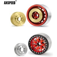 AXSPEED 1pcs Brass Brake Disc Weights Internal Counterweight Balance Weight for 1.9/2.2 Wheel TRX-4 Axial SCX10 TRX6 1/10 RC Car
