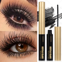1PC Black Waterproof Mascara, Anti-smudge Formula, Not Easy To Fade, 24-hour Long-lasting Curl and Slimming, Non-sticky Formula