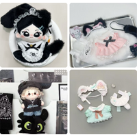 Kawaii Cat 10cm Doll Clothes Comfortable Casual Wear For Cotton Doll