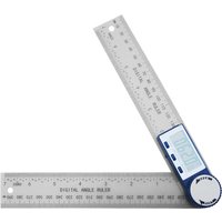 Two in One Digital Display Angle Ruler Multifunction Large Screen Display Plastic Protractor Caliper Vernier Caliper 1pc