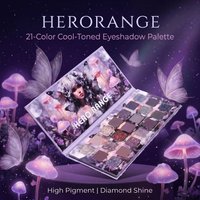 Herorange 21 Shades Cool Tone Eyeshadow Palette Matte Shimmer Chameleon Glitter Smoky Eye Makeup