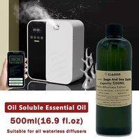 ESAEON 500ml (16.9 fl.oz) Sage And Sea Salt Essential Oils - Diffuser Supplement Liquid Essential Oil,Hotel Aroma Machine Oils