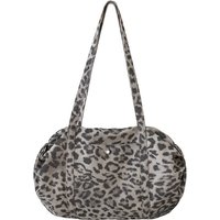 Wild Leopard Print Nylon Shoulder Bag Large Capacity Multipocket Tote Bag Trendy Women Casual Purse Guangzhou High Quality Bag