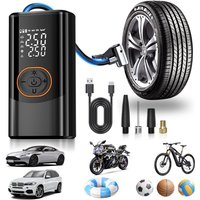 AliExpress EAFC New Rechargeable Tire Inflator Electric Portable Inflator For Motorcycle Car Bicycle Air Compressor Football Ball Inflator Pump