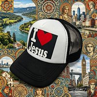 Heart Patch Two-Tone Mesh Trucker Hat Adjustable Snapback Baseball Cap Casual Outdoor Sun Hat Street Sports Headwear for Men Wom