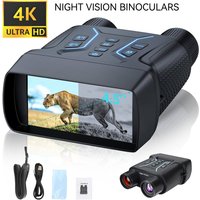 400m NV Series Night Vision Binoculars 4.5-Inch Screen Camping Equipment Telescope 36MP Photo 4K UHD Video Long Range Binoculars