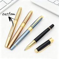 Customizable engraved signature pen in gift box, premium high-end present with stylish appearance for gifting