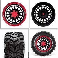 4PCS Off-Road Tires Wheels for 1/14 1/16 Traxxas Summit E-Revo Arrma Mini Kraton 3S MJX Hyper Go HBX Haiboxing Upgrade