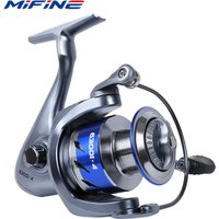 MIFINE DACE Spinning Reel Size 500-6000 Max Drag 10kg 4+1BB Aluminum Spool Light Fishing Accessories for Freshwater Saltwater