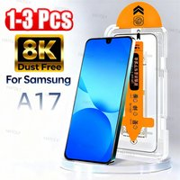 Dust Free Tempered Glass For Samsung Galaxy A17 5G Easy Install Screen Protector Samsung Galaxy A17 5G Anti-Scratch Phone Glass