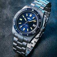 Heimdallr 62mas Watch 40mm Snowflakes Dial NH35 Automatic Mechanical Movement Sapphire 20Bar SLN C3 Luminous Diver Watch Men