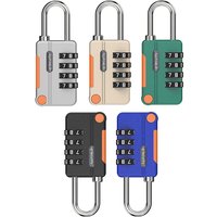 New Concept Color 4 Digit Combination Lock Anti-theft Safely Code Lock Travel Luggage Suitcase Lockers Zinc Alloy Padlock 814HP