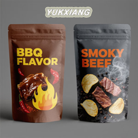 Custom Colored Frosted Aluminum Foil Standing Bags for Casual Food Packaging, Coffee and Tea Self-sealing Bags