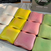 Popular Colorful Simulated Toast Squishy, Relaxing & Anxiety Relief, Stress Healing, Rebound Squeeze Toy, Prank & Funny Gag Toy