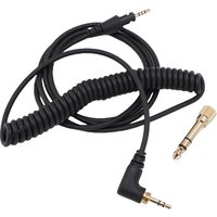 Earphone Cable Fit for DJ HDJ-CUE1BT HDJ-X5 HDJ-X7 HDJ-S7 6.35mm Adapter Headphone Cable Replacement Detachable Earphone Wire